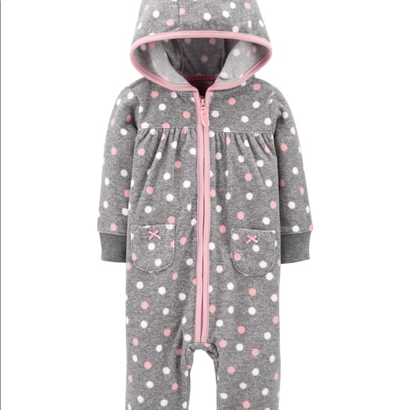Carter's 24 month fleece jumpsuit - Picture 3 of 3
